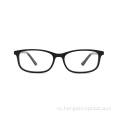Дизайнерские голубые световые женщины глазные стеклянные ацетатные металлические очки оптические очки